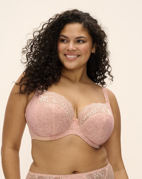 Elomi Lucie Plunge Wired Bra Pale Blush