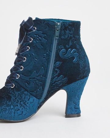 Joe Browns Velvet Lace Up Bootie EEE Fit
