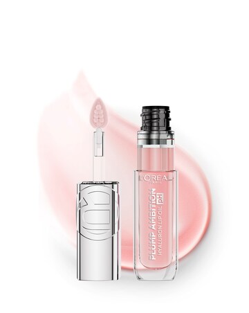 LOreal Paris Plumping Lip Oil With Hyaluronic Acid and Tripeptide 114 Rose