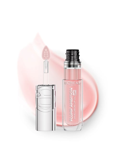 LOreal Paris Plumping Lip Oil With Hyaluronic Acid and Tripeptide 114 Rose