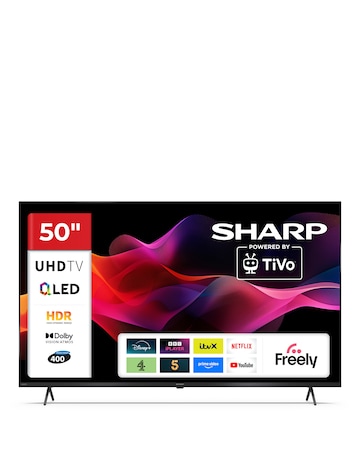 Sharp 4T-C50HM5245KB QLED 4K UHD 50i-nch Smart TV
