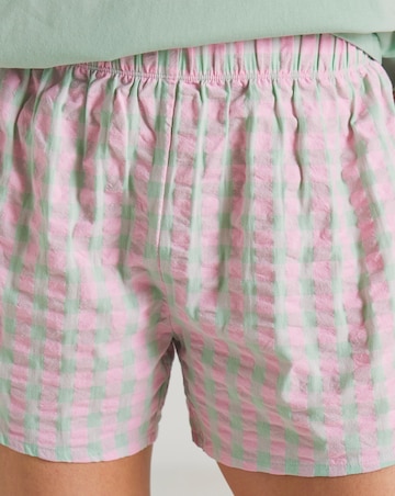 Mickey Mouse Cotton Seersucker Pyjama Short Set