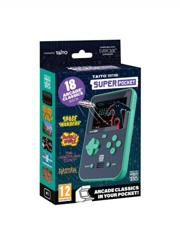 Hyper Mega Tech Taito Edition Super Pocket Retro Handheld Gaming Console