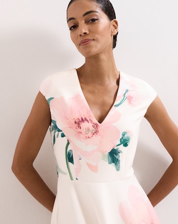 Phase Eight Rakhi Scuba Printed Midi Dress