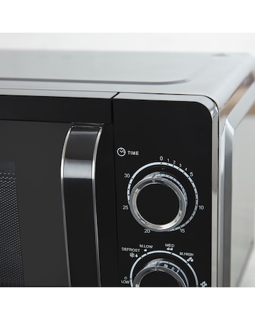 Swan Serenity Kettle, 4 Slice Toaster & Microwave Bundle - Black