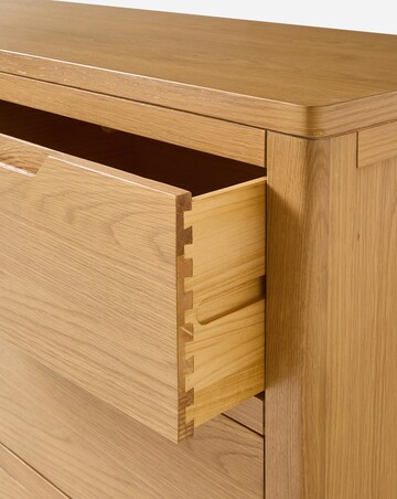 Lorcan Ready Assembled Wooden Large Chest of Drawers