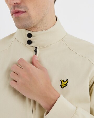 Lyle & Scott Cotton Blend Harrington Jacket - Wheat