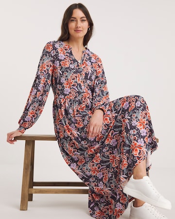 Julipa Printed Jersey Midi Dress