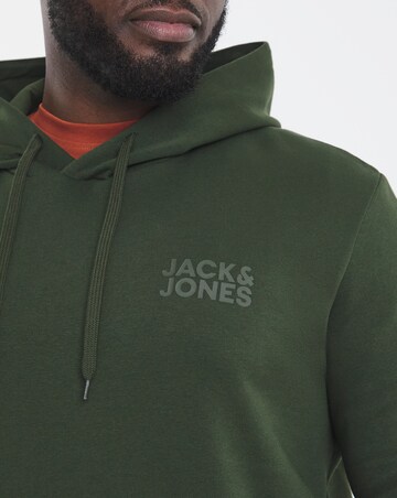Jack & Jones Corp Logo Hoodie - Green
