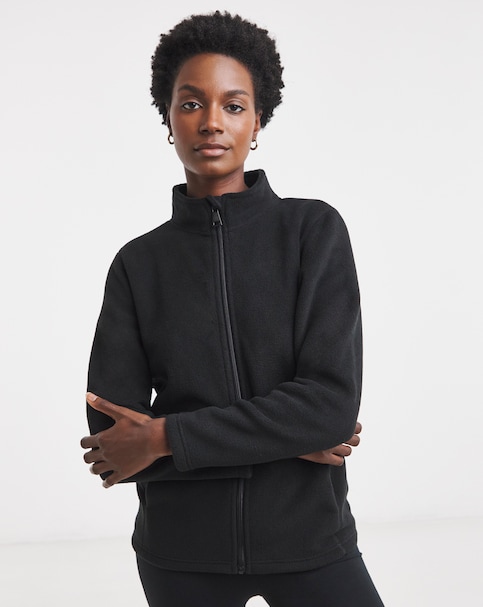 Zip Up Regular Fit Fleece Jacket