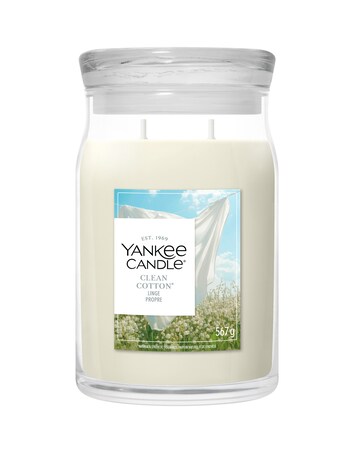 Yankee Candle Signature Large Clean Cotton