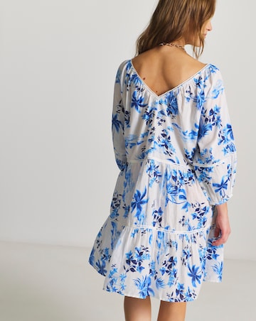 Figleaves Lisbon Tiered Mini Beach Dress