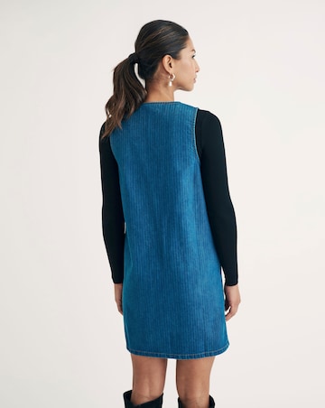 Nobody's Child Blue Denim Pinnie Dress