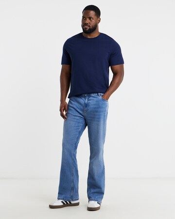 Bootcut Fit Stretch Jeans Lgt Stonewash