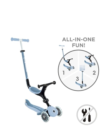 Globber Go Up Active Eco Ride On/Scooter - Blueberry