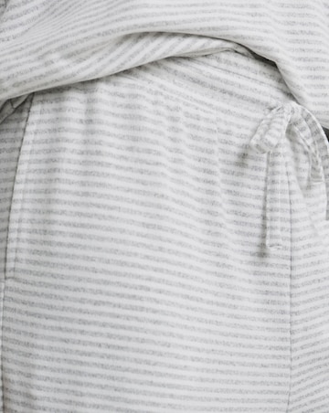 Pretty Secrets Supersoft Stripe V Neck Wide Leg Lounge Set