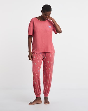 Pretty Lounge Christmas Cuffed Pyjama Set