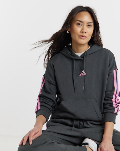 adidas 3 Stripe Hoodie