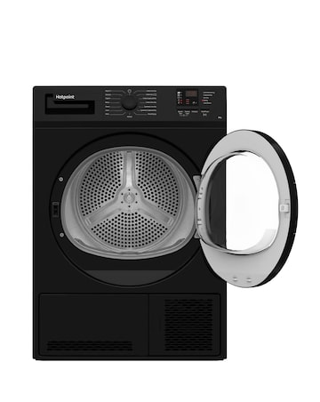 Hotpoint C HD C82 BBGD UK Condenser Tumble Dryer 8kg Black + Install