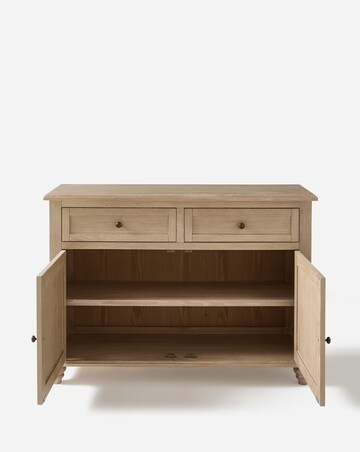 Julipa Imogen Ready Assembled Wooden Small Sideboard