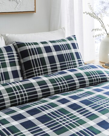 Skye Check Brushed Cotton Duvet Cover Set