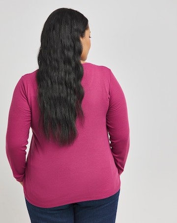 Magenta Cut Out Halter Neck Top