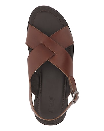 Leather Back Strap Sandal W Fit