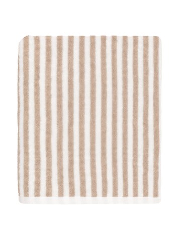 Yard Hebden Stripe Cotton Towel - Natural