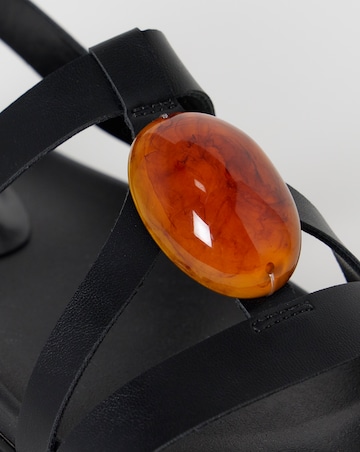 Mendoza Trim Detail Footbed Sandals - Extra Wide Fit (EEE)