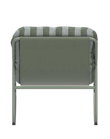 Charles Bentley Green Stripe Rocking Chair