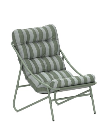 Charles Bentley Green Stripe Bistro Set