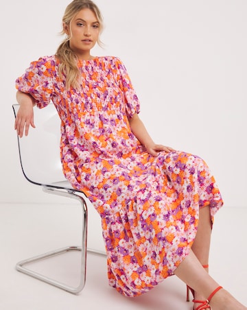 Nobody's Child Kelsie Daisy Print Midi Dress