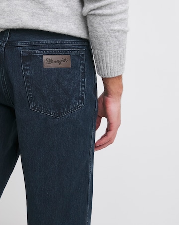 Wrangler Texas Straight Fit Coal Blue Stone Jean