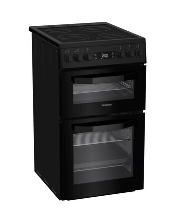 Hotpoint HDE5VDCB 50cm Electric Double Cooker Ceramic Hob - Black Installation