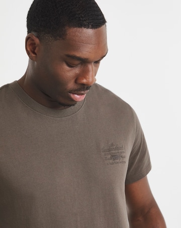 Levi's Short Sleeve Chest Graphic T-Shirt - Brown