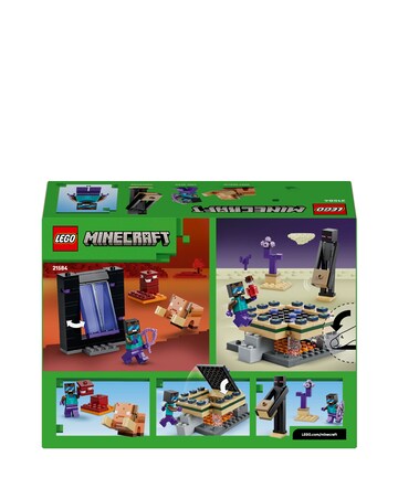 LEGO Minecraft Nether & End Portal Journey