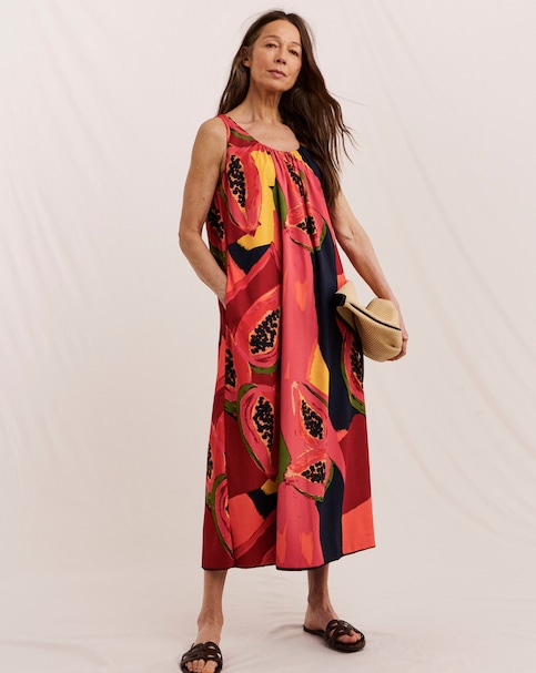 Julipa Printed Reversible Midi Dress