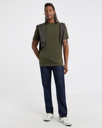 5 Pack Crew Neck T-Shirts Long - Multi