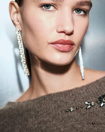 Mango Bardot Brown Jumper