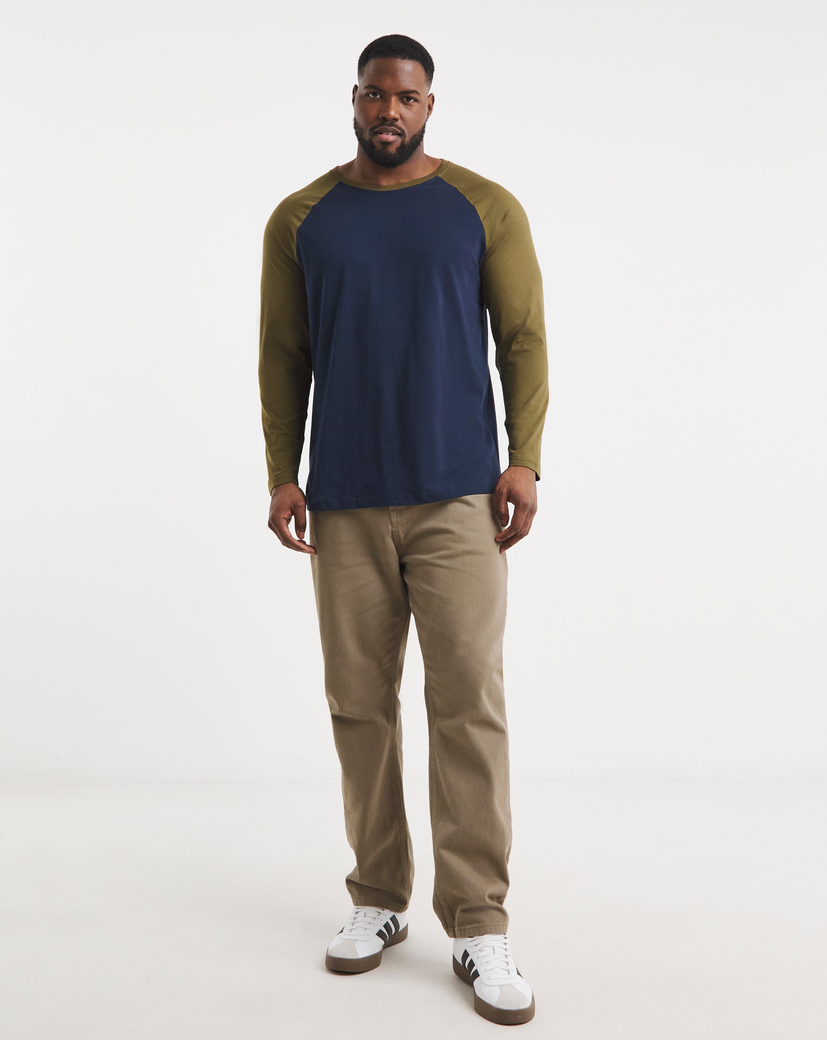 3 Pk Long Sleeve Raglan T-shirt Long | Ambrose Wilson