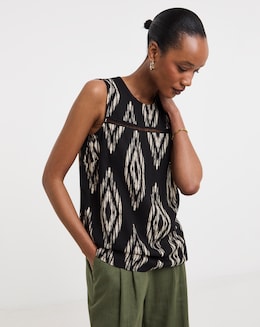 Ladder Trim Vest Top
