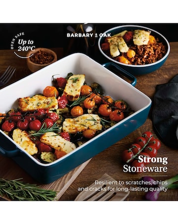 Barbary & Oak Nattura 38cm Baking Dish Teal