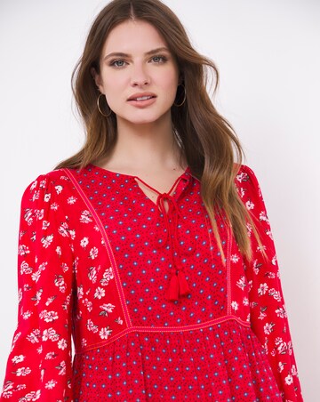 Julipa Multi Print Tiered Dress