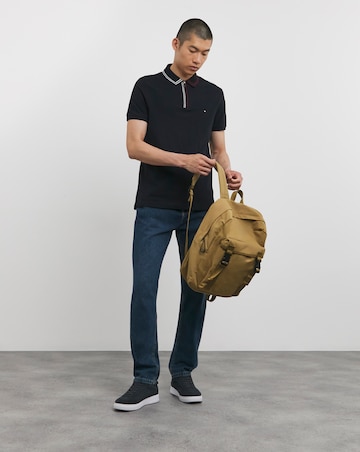 Tommy Hilfiger Navy Zip Neck Polo