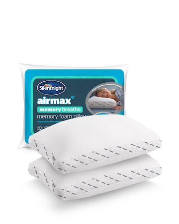 Silentnight Airmax 2 Pack Breathable Memory Foam Pillow