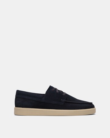 Clarks Lockford Boat Shoes - Navy