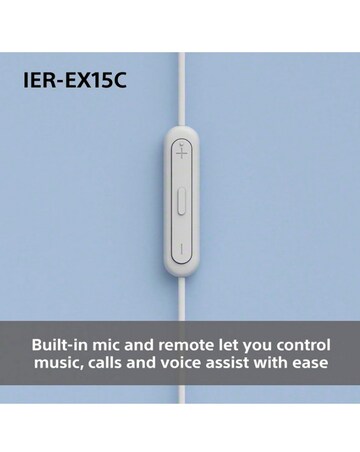 SONY IER-EX15C USB-C Wired Earphones - Pink