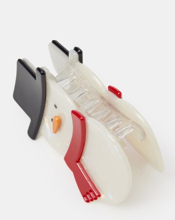 Accessorize Christmas Snowman Claw Clip