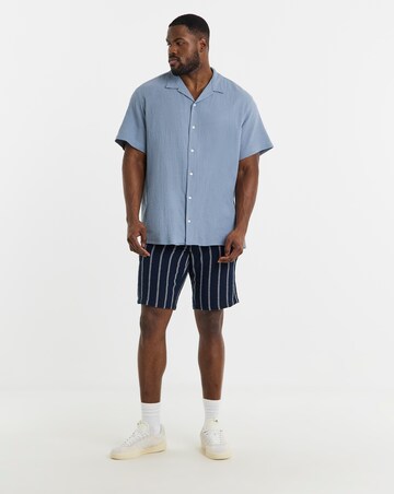 Jack & Jones Coba Stripe Short - Navy