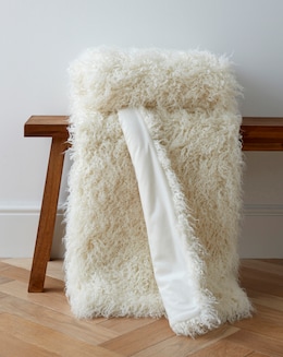 Mongolian Faux Fur Throw